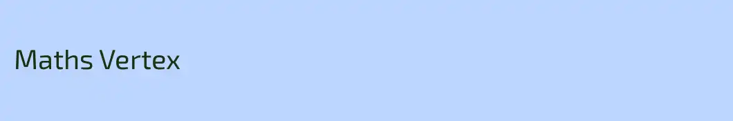 Maths Vertex